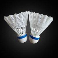 high quality feather or nylon OEM shuttlecock